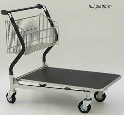 Vario 110 Transport Trolley – Fixed Basket Trolley with Plywood Platform