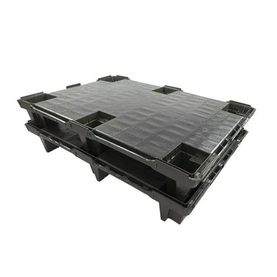 Plastic Display Pallet – 800x600x130mm – Closed Deck – Nestable & Recyclable