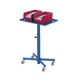 Metal Rolling Stand with Adjustable Loading Surface – 610x410x735-985mm, 150kg Capacity