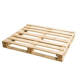 Gebrauchte Holzpalette mit umlaufender Basis – 1200 x 1000 x 146 mm – 750 kg Tragkraft