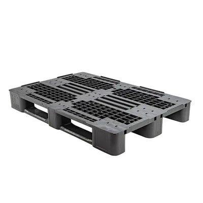 Heavy-Duty Plastic Pallet – 1200x800x145mm – Closed Deck, No Edge – 1300kg Dynamic Load