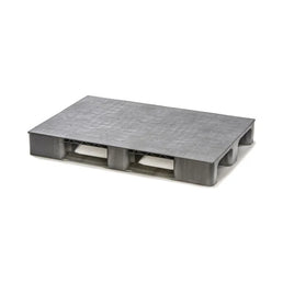 Hochleistungs-Kunststoffpalette – 1200 x 800 x 150 mm – geschlossenes Deck – recyceltes PP – 3000 kg, statische Belastung – 13 kg