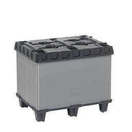 Faltbare Palettenbox – 820 x 620 x 635 mm – 201 l – Schwerlast mit dicken Wänden