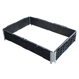 Plastic Pallet Collar – 1200x800x200mm – 4 Hinges – Foldable & Durable PE Plastic