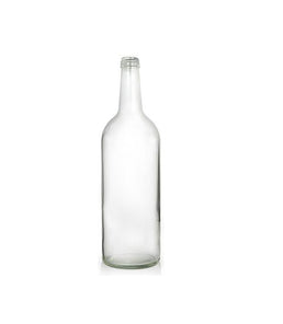 1 Liter Bergflasche aus klarem Glas