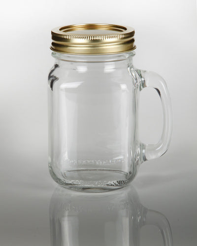 450 ml Einmachglas aus Glas mit Griff