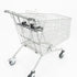 Refurbished Shopping Trolley with Twin Toddler Seats, 212 Litre Capacity, 1095 x 590 x 1010 mm