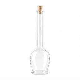100ml Ravello Glass Oil Empty Bottle (Cork Opening)