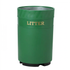 126 litre MDPE open top outdoor waste bin with galvanised liner and gold litter lettering