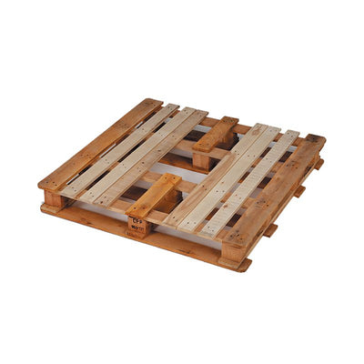 Used CP8 Chemical Wooden Pallet 1140 x 1140 x 156mm | Heavy Duty Big Bag Pallet | 1500kg Load Capacity | Central Opening
