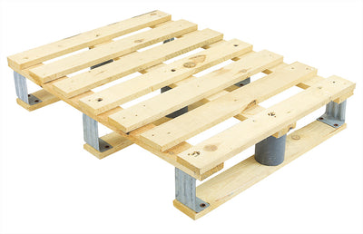 Dusseldorfer Wooden Display Pallet 800 x 600 x 120mm | ISPM 15 Heat Treated | 1000kg Load Capacity