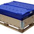 Einweg-Holzpalette 1200 × 1000 × 136 mm – ISPM 15 – 750 kg Dynamische Traglast