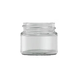 15ml Clear Glass Round Ointment Pot Empty Jar 38mm Neck