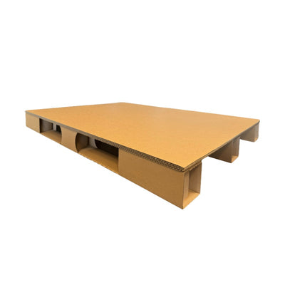 Cardboard Pallet 1200 x 1000 x 110mm | 100% Recyclable Lightweight Export Pallet | 3 Skid Design