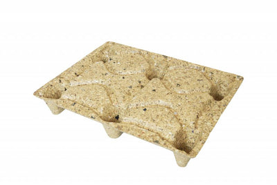 Wood Fiber Pallet F64 800 x 600 x 125mm | Nestable Export Pallet | 500kg Load Capacity