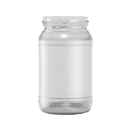 1lb Jam Jar (380ml) – Classic Clear Glass Preserve Jar