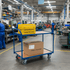 2 Shelf Tray Trolley with Brake – 250kg Capacity
