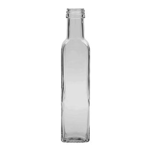 250ml Square Marasca Glass Bottle – Pallet of 2,100