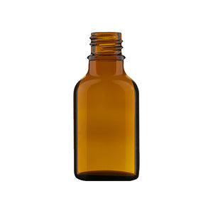 25 ml Bernstein Aromatherapie-Rundflasche – GL18 Essential-Oil-Flasche