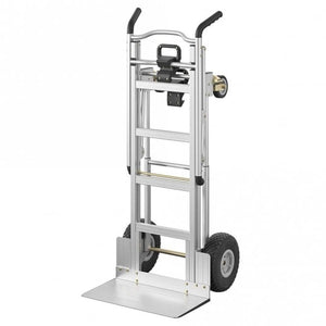 3-in-1 Aluminium Convertible Sack Truck 350kg Puncture Proof Wheels