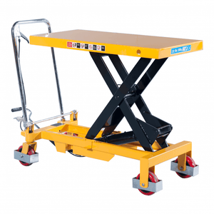 Scissor Lift Table 815x500mm – 300 kg Load Capacity, Mobile Hydraulic Trolley