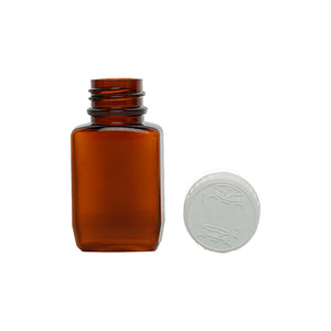 32 ml Dalplas Tablettenflasche mit kindersicherem Verschluss – Bernsteinfarbener pharmazeutischer Behälter