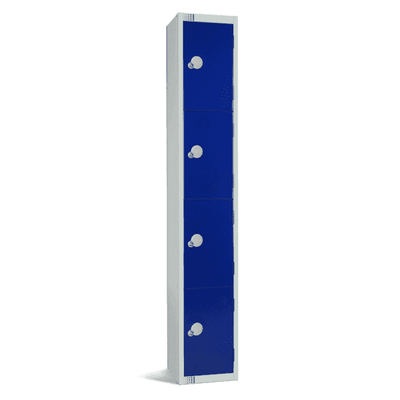 4 Door Contract Steel Locker with Cam - Key Lock, 300 x 450mm