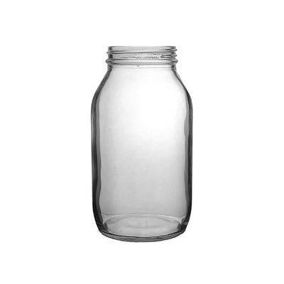 500 ml Klare Glas-Pulverdose – Kosmetik- & pharmazeutischer Aufbewahrungsbehälter