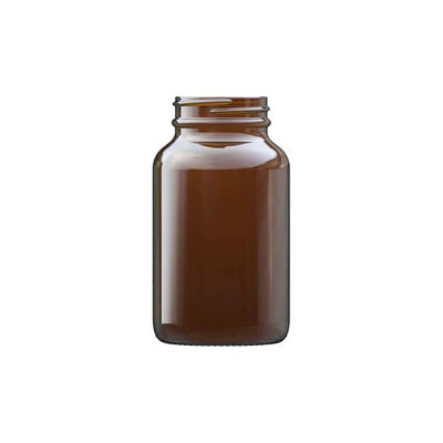 175ml Bernsteinfarbenes Pulverglas (6oz) – UV-schutzender Kosmetik- & Aufbewahrungsbehälter