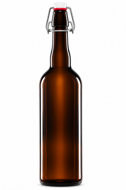750ml Bernsteinbier Swing-Stopper-Flasche mit keramischem Stopper