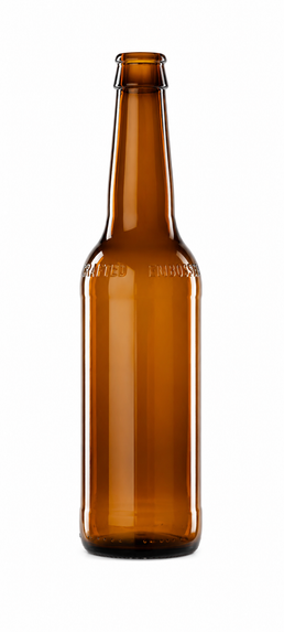 330ml Kronkorken Amber Bierflasche