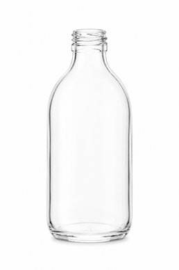 200ml Alpha Klarglasflasche