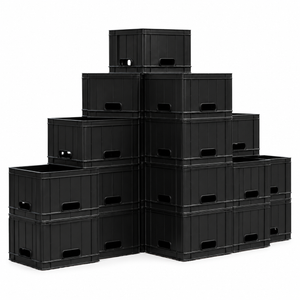 275ml Heavy Duty Beer Crate | Adventure Stacking Crate | Reusable Plastic Storage Crate