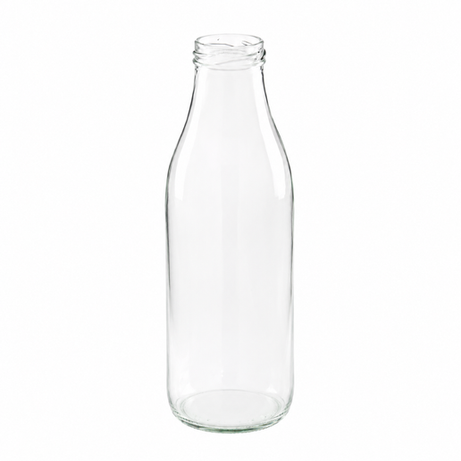 500ml Clear Glass Bottles – 48mm Twist-Off Neck | Pallet of 2,816 Units