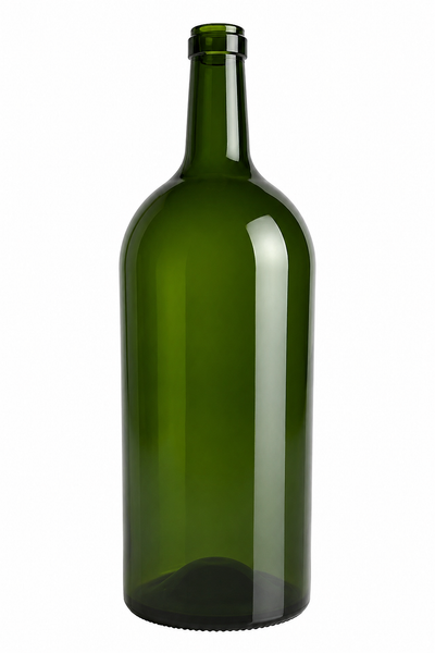 Bordelaise 5L Green 04 Glass Bottle – Cork Finish