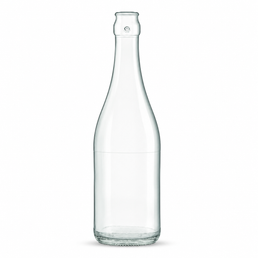 Système 75cl Bague Tonneau Combiné Flint Glass Bottle – Sparkling Finish