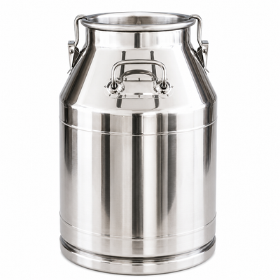 10-Liter Edelstahl-Milchkessel – Langlebig und Auslaufsicherer Transport