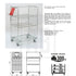 Heavy-Duty Container 855x655 H1400 – Industrial Roll Cage for Secure Storage