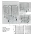 Container for Cartons 800x1200 H1200 – Large Roll Cage for Boxed Goods Handling