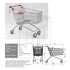150L High-Capacity Shopping Trolley – Avant Series (Model 150N)