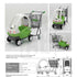 100L Shopping Trolley with Ride-In Kids Car