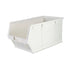 Antibacterial Small Parts Bins | White Hygiene-Safe Storage Containers