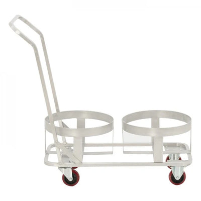 Stainless Steel Dolly with Handle – For 18L, 30L, 45L & 73L Stacking Bins – Food Approved