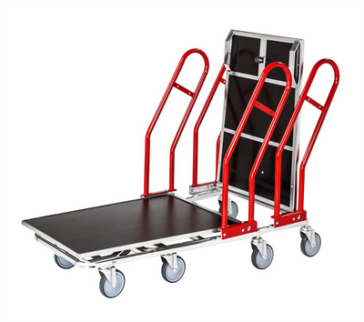 Volume Trolley with Plywood Platform – Stackable Warehouse & Retail Trolley | 200kg Capacity