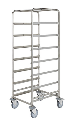 Stainless Steel Backhoe Trolley – C3 – 560 × 500 × 1565 mm