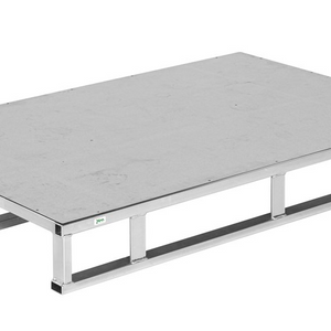Stahlpalette – 1200 × 800 × 147 mm – Rahmen / Maschen / Vollplatte-Optionen