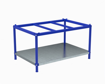Pallet Table with Pallet Control – For EUR Pallet 1200 × 800 mm – 1216 × 816 × 657 mm