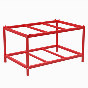 Pulverbeschichteter Palettentisch mit Palettensteuerung – Für EUR-Palette 1200 × 800 mm – 1216 × 816 × 657 mm