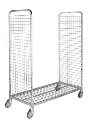 Modul 300 Kommissionierwagen – Elektroverzinkter Flex Cart – Tragfähigkeit 300 kg (1300 mm)