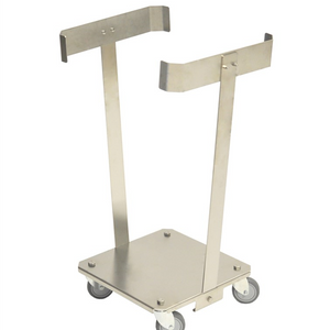 Edelstahl-Sackgestell – C3 – 508 × 425 × 875 mm – Für 125-Liter-Säcke